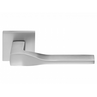 Дверные ручки RUCETTI RAP 27 SLIM-S SC цвет - матовый хром
