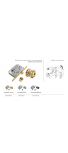 Комплект для раздвижных дверей MORELLI MHS-1 WC SG Цвет - Матовое золото