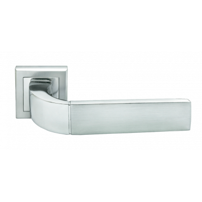 Дверные ручки Morelli W MH-27 SC/CP-S Цвет - Матовый хром/полированный хром