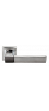 Дверные ручки Rucetti RAP 16-S SN/CP Цвет - Белый никель/хром Дверные ручки Rucetti RAP 16-S SN/CP Цвет - Белый никель/хром