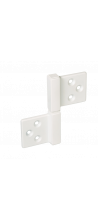 Петля карточная Morelli CH-S 85X82 W с квадратной осью разобранная, Цвет - белый