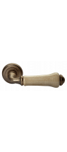 Дверные ручки Morelli UMBERTO MH-41-CLASSIC OMB/CH Цвет - Старая античная бронза/шампань